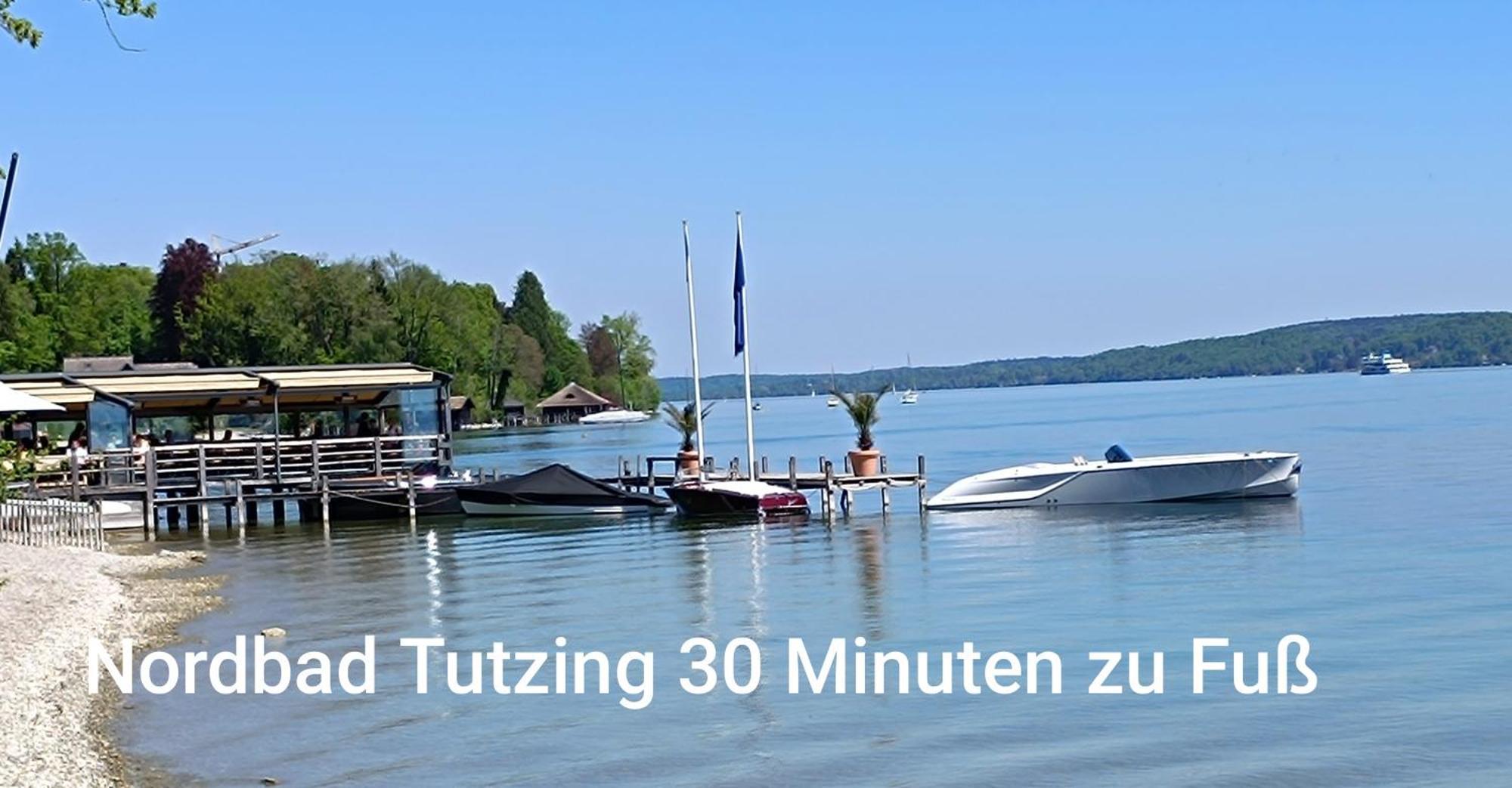 Mit Sonnenaufgang, Kuehlschrank, Ventilator Und Ruhiger Innenhof Obergeschoss Bei Koberstein Tutzing